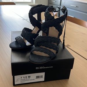 BCBG Denim Blue Sandals